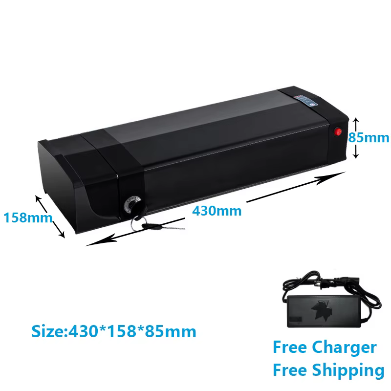 Batterie lithium pour porte-bagages de vélo électrique