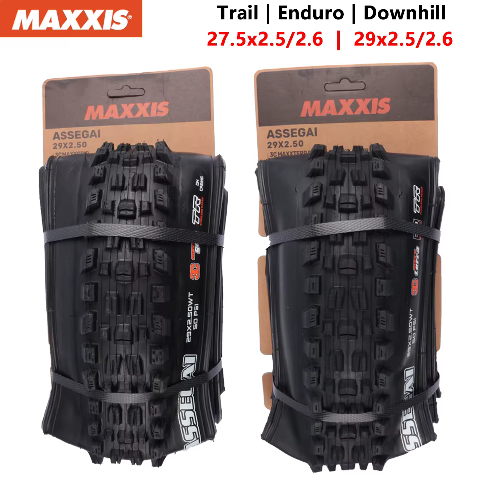 MAXXIS ASSEGAI pneus de vélo Anti-crevaison d'origine sans tube prêt EXO 27.5 29 pour toutes les conditions de descente enduro de sentier