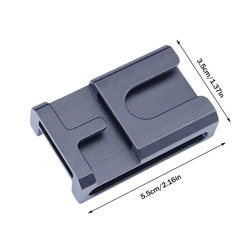 Accessoires pour sabre laser : Clip de ceinture et support de roue tout en métal pour sabre laser