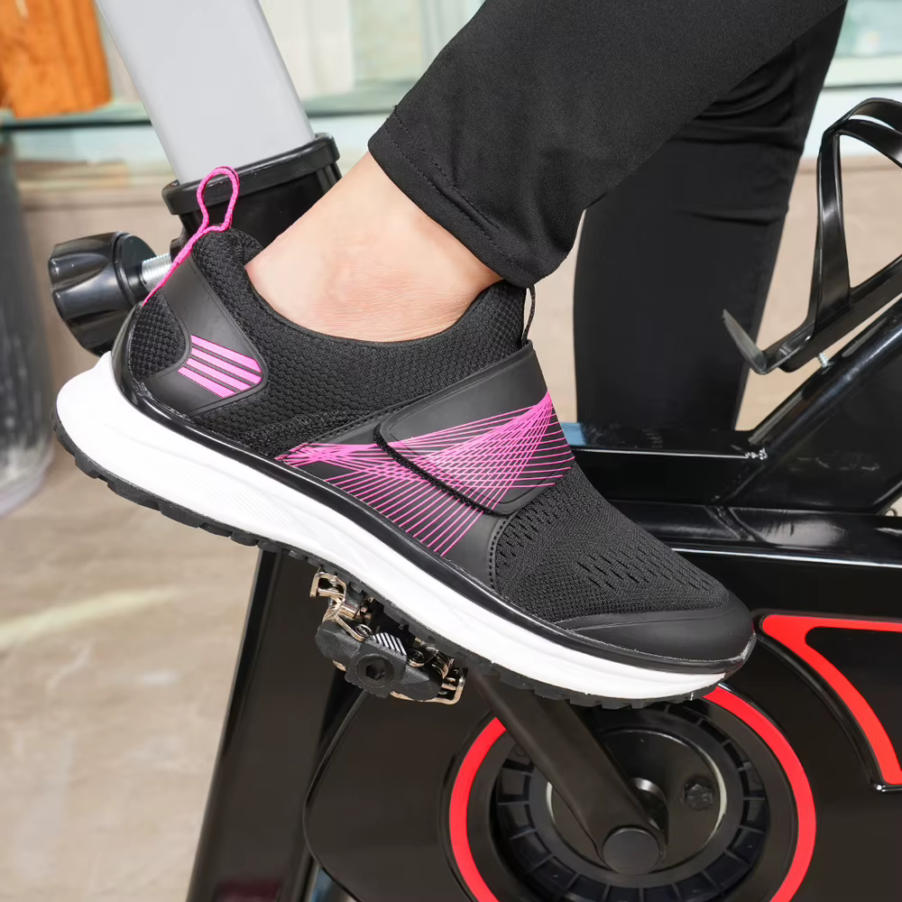 Chaussures de cyclisme dynamiques de fitness d'intérieur pour femmes
