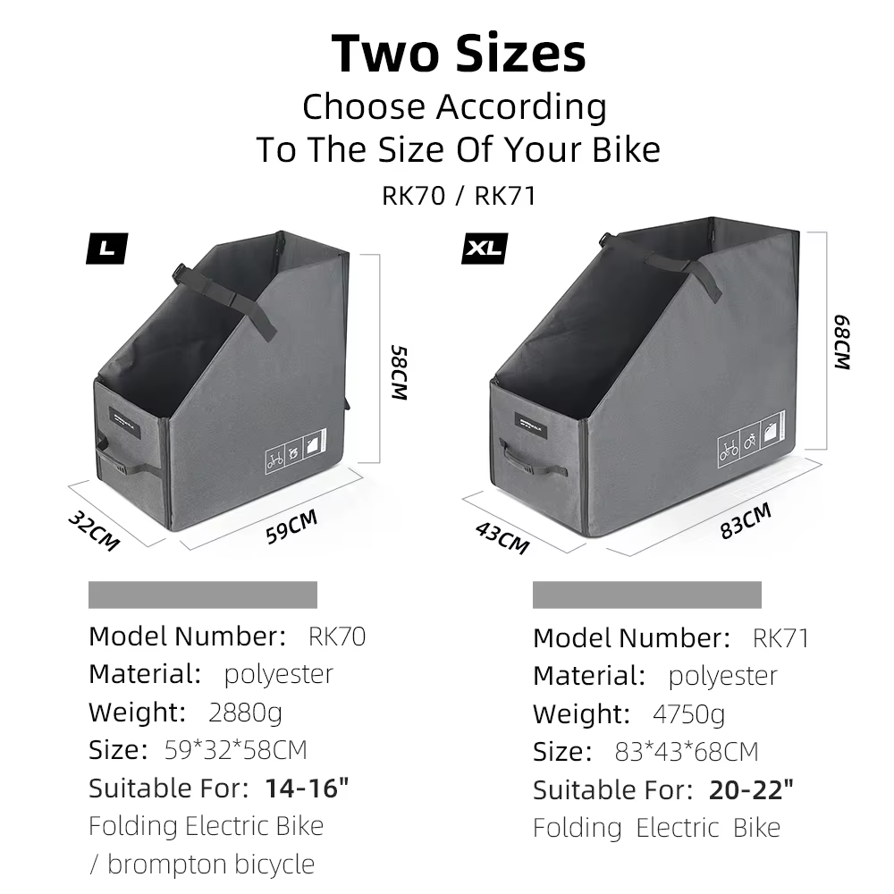 Bal inowalk-Boîte de rangement étanche pour vélo électrique