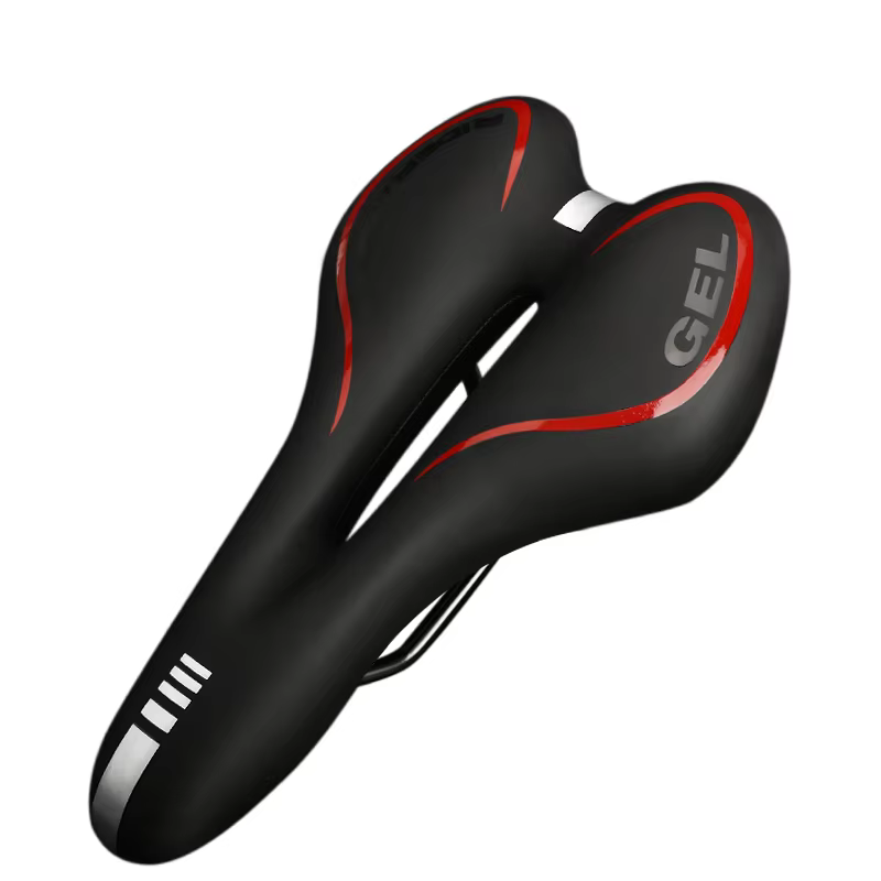 Selle de vélo coussin en Silicone siège de cyclisme Surface en cuir PU rempli de silice Gel TimeTrial