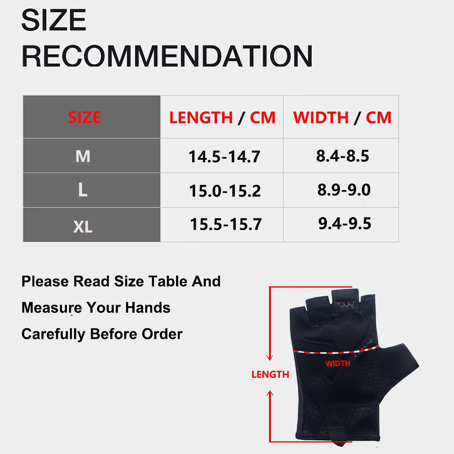Gants de cyclisme rembourrés à demi-doigts pour hommes et femmes