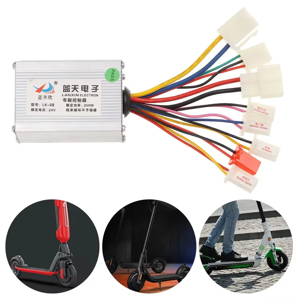 Accessoires de contrôle de moteur de vélo électrique 24V/36V/48V