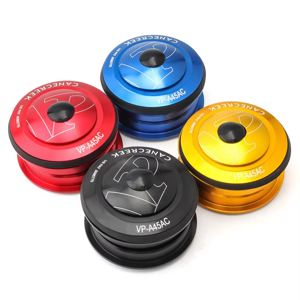 Carter de direction VTT en aluminium durable 44MM 1 1/8, double roulement, pour fourche à tube droit, accessoires de vélo