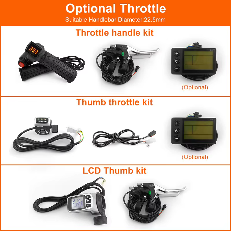 Kit de conversion de vélo électrique avec moteur de moyeu