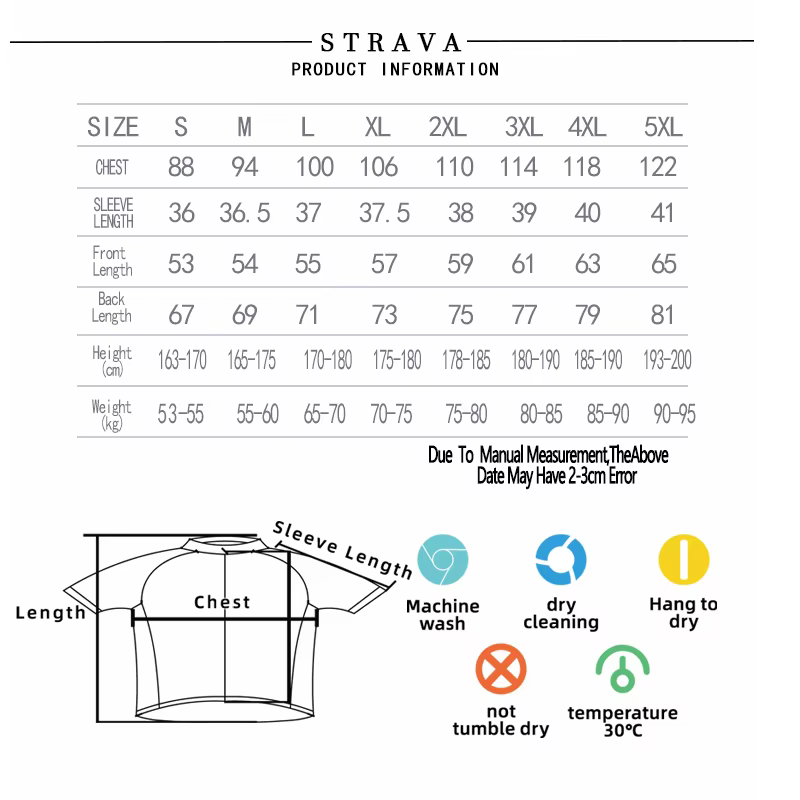 Strava – tenue de cyclisme pour hommes
