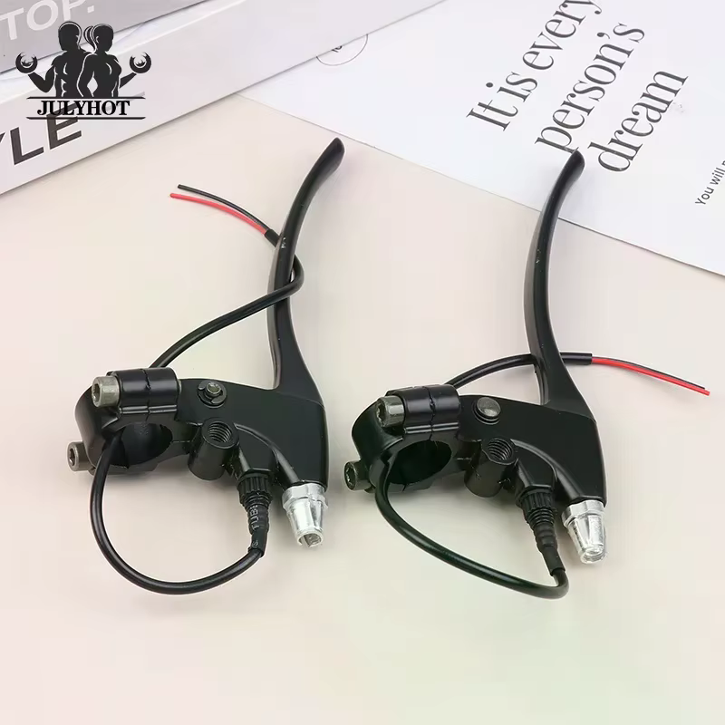 1 paire de leviers de frein arrière de vélo électrique