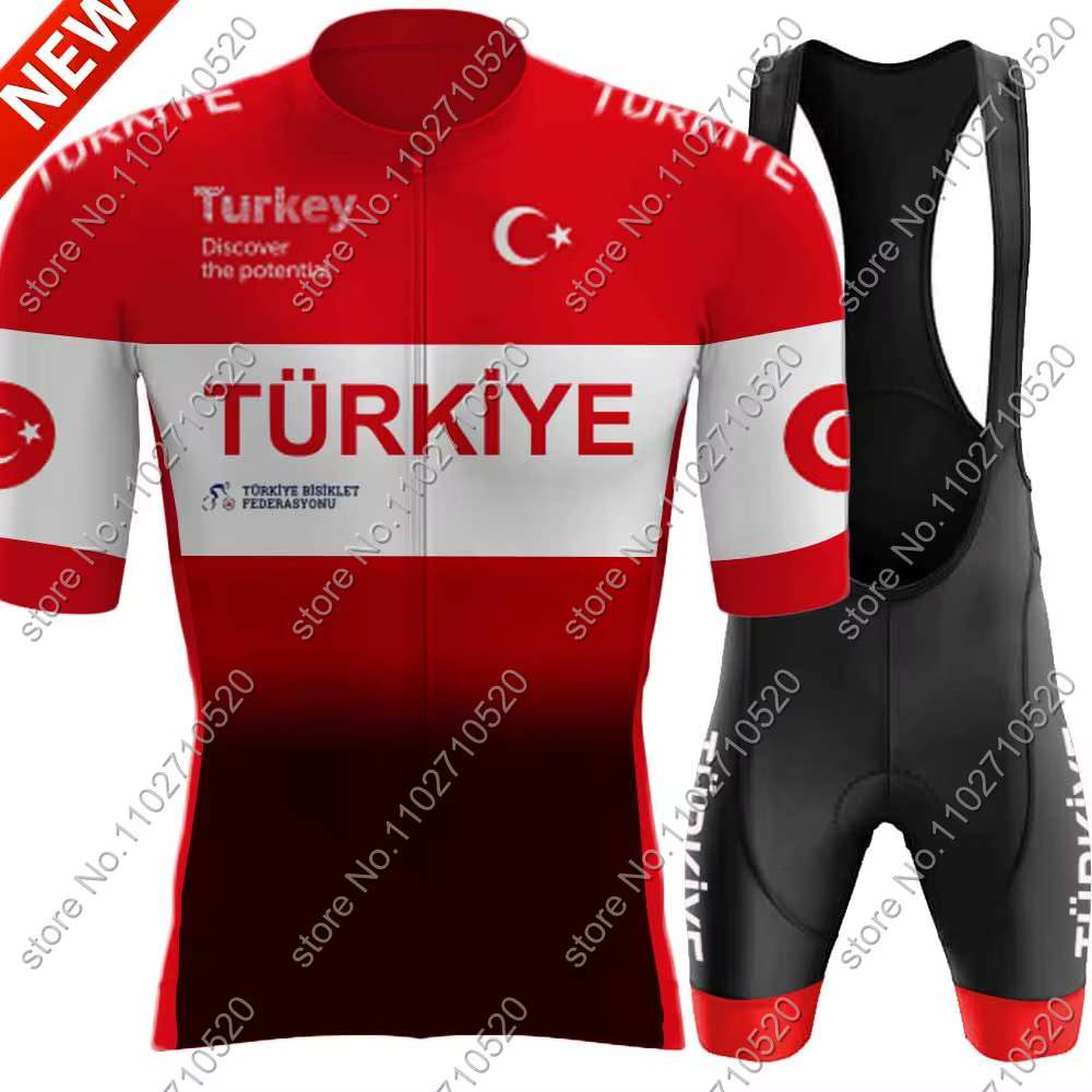 Ensemble de maillot de cyclisme de Turquie