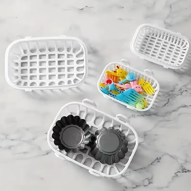 Accessoires de cuisine pour organiser les petits objets, spécialement conçus pour le nettoyage et le drainage des lave-vaisselle, 2 pièces