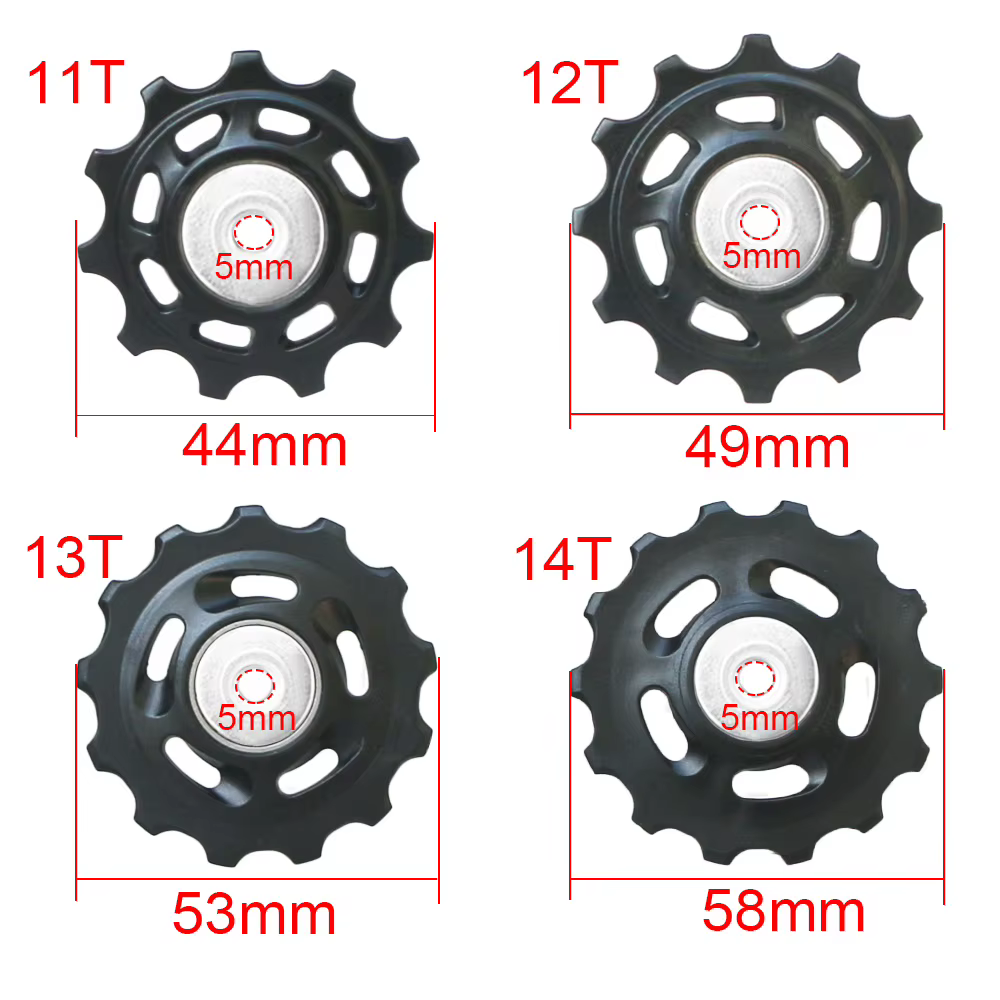 11T 12T 13T 14T roulement poulie vélo vtt route roue de guidage arrière