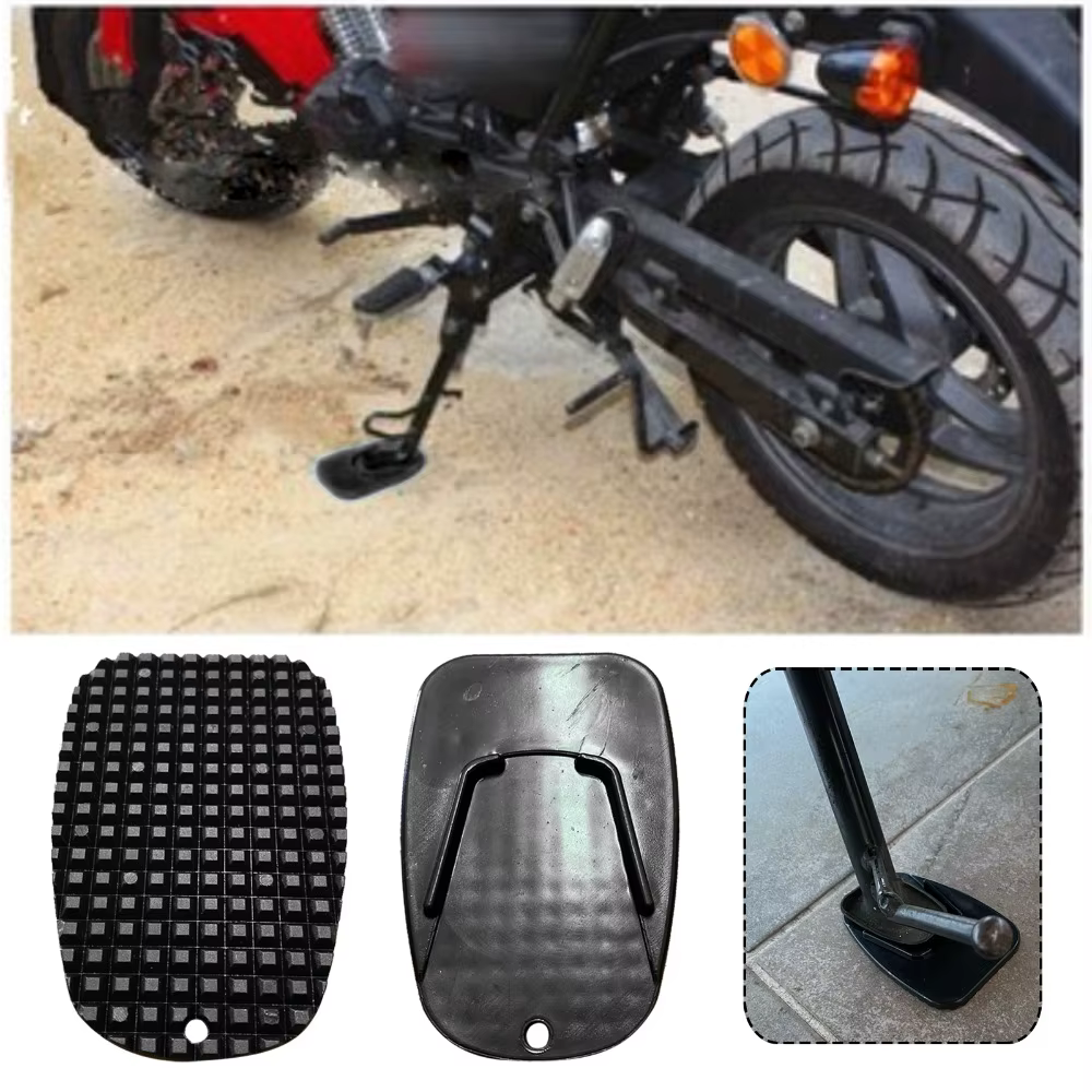 Accessoires : Extension de pied de béquille latérale pour moto, grande base de stationnement