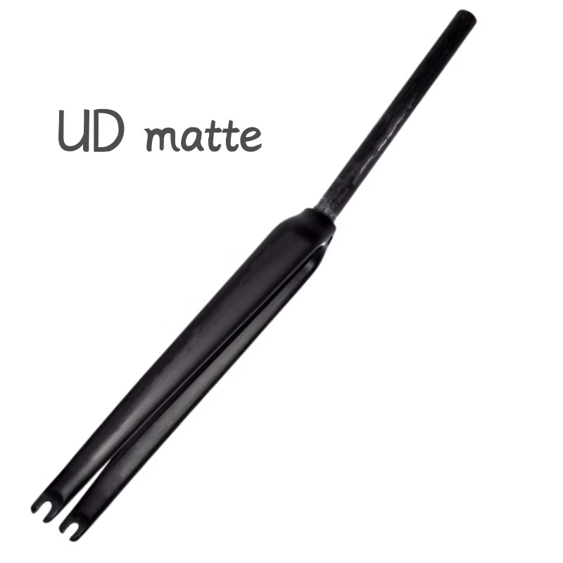 Fourche en carbone 25.4mm vélo de route de course brillant mat 3K UD