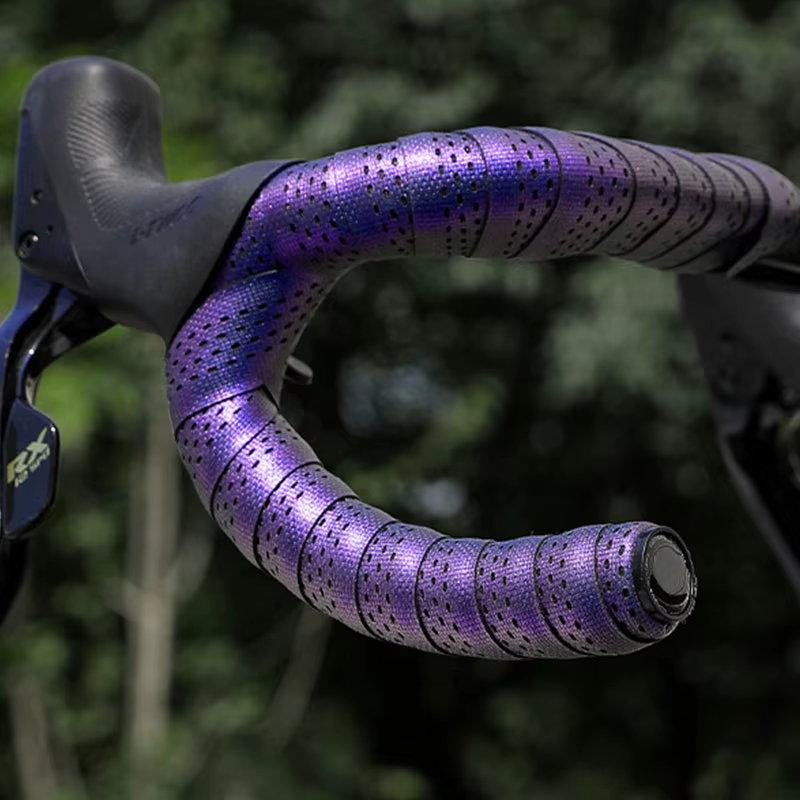 Ruban de guidon de vélo en silicone antidérapant et antichoc