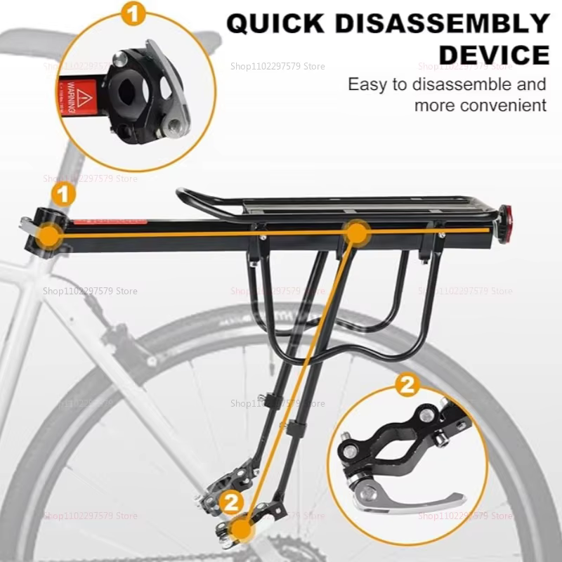 Porte-bagages arrière pour vélo de montagne