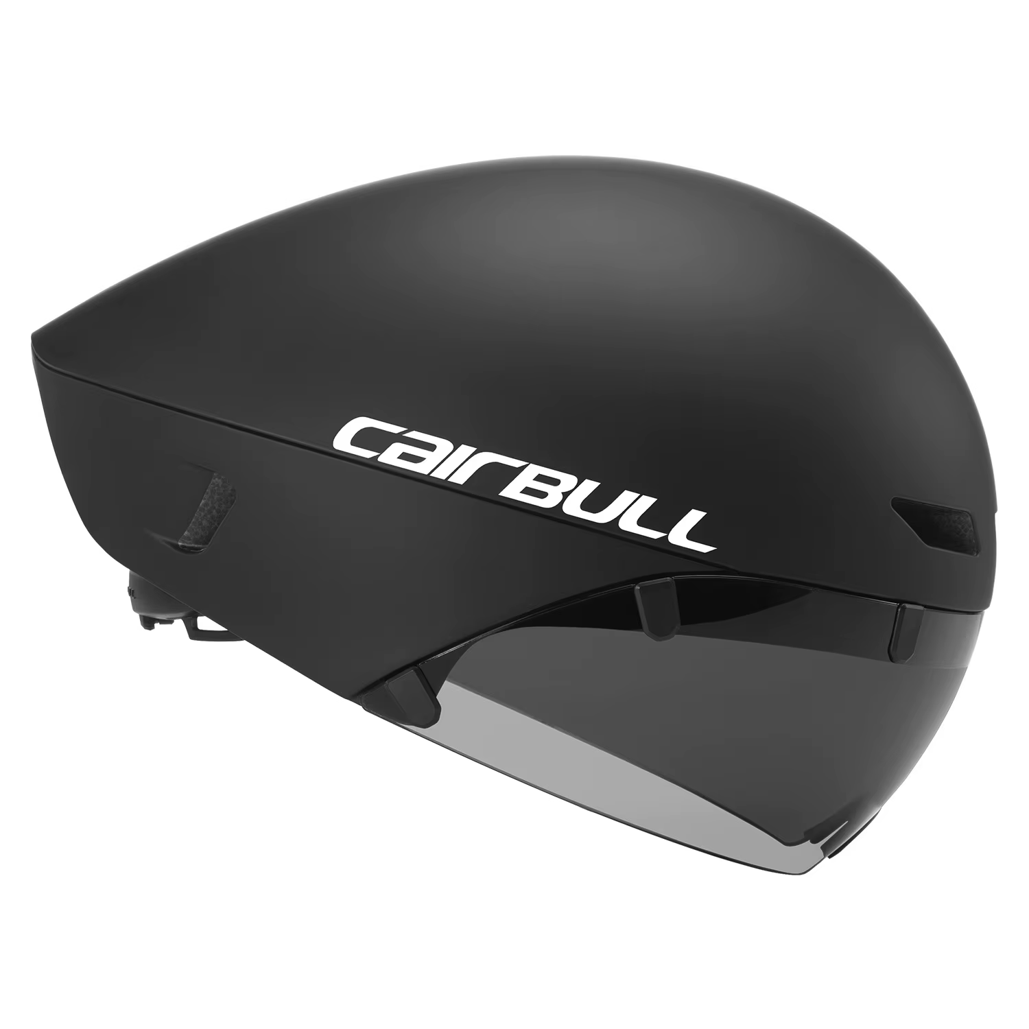 Casque de cyclisme aérodynamique Cairbull Pegasus Time Trial Triathlon pour vélo de route avec lunettes de sécurité