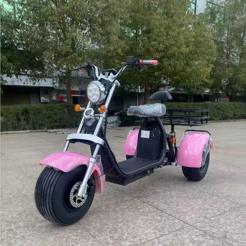 Tricycle électrique 12 pouces avec pneus larges pour adultes