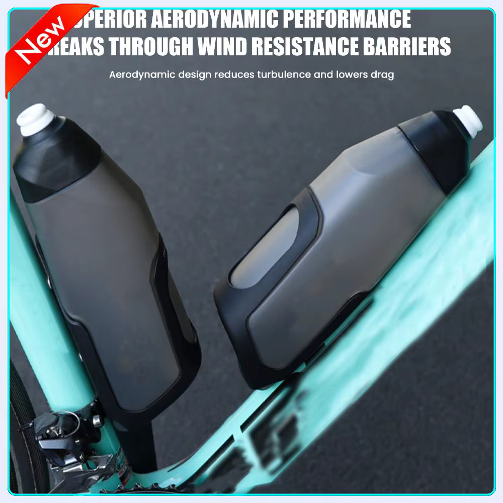 Ensemble de bouteilles d'eau aérodynamiques pour vélo de Triathlon