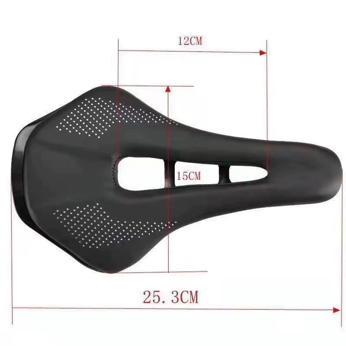 PINMOAP 1PC Selle de vélo creuse et respirante