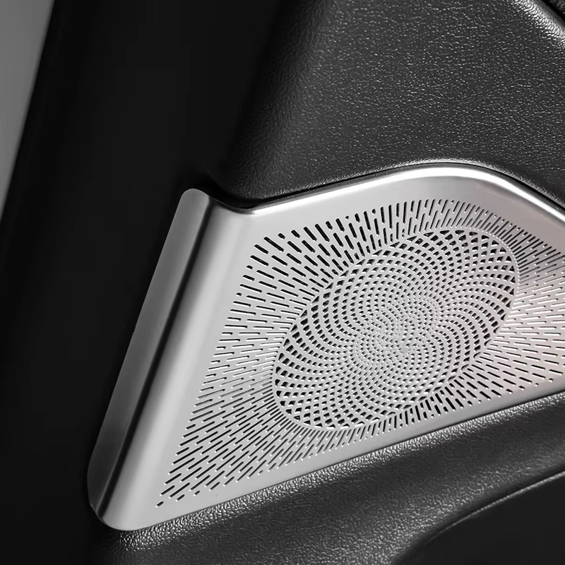 Accessoires pour Tesla Model Y 2022, Model 3 2021, 2022, 2018-2020, couvercle décoratif pour haut-parleur de porte, autocollant de garniture, style automobile
