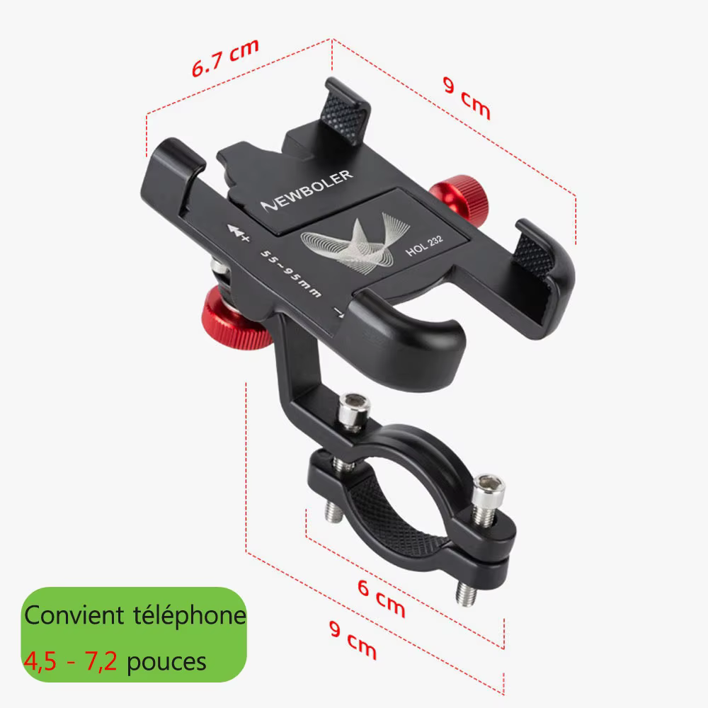 NEWBOLER – support de téléphone pour vtt