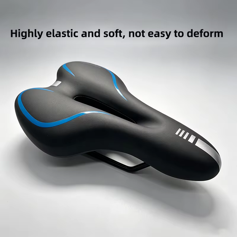 Selle de vélo en silicone avec coussin