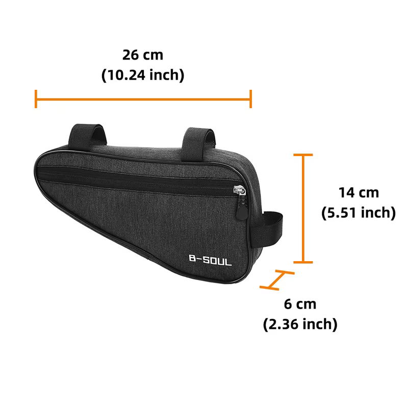 Sacoche triangulaire pour vélo