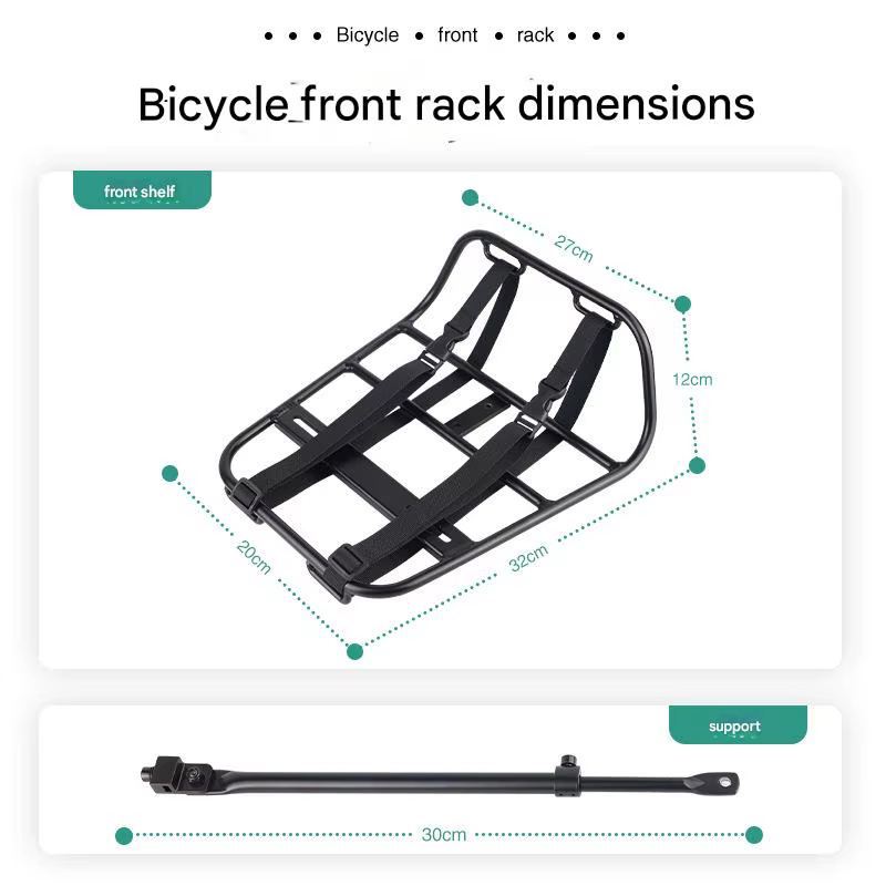 Porte-bagages avant de vélo 24-29 pouces