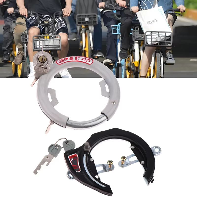 2 clés incluses antivol en alliage pour vélo