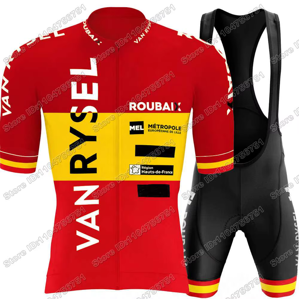Maillot de Cyclisme Équipe Van-Rysel-Roubaix 2026 Espagne