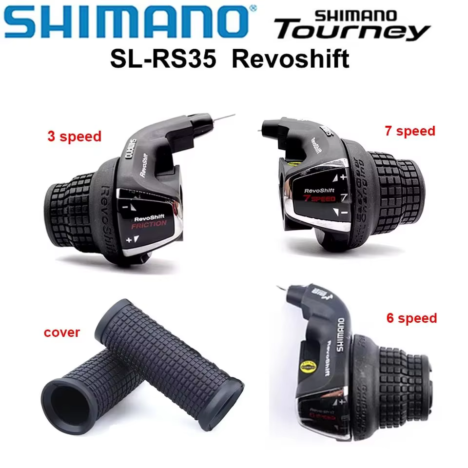 Shimano Revoshift SL-RS35 3X6s 3X7s poignée torsion manette de vitesse 18S 21s vtt vélo levier de changement