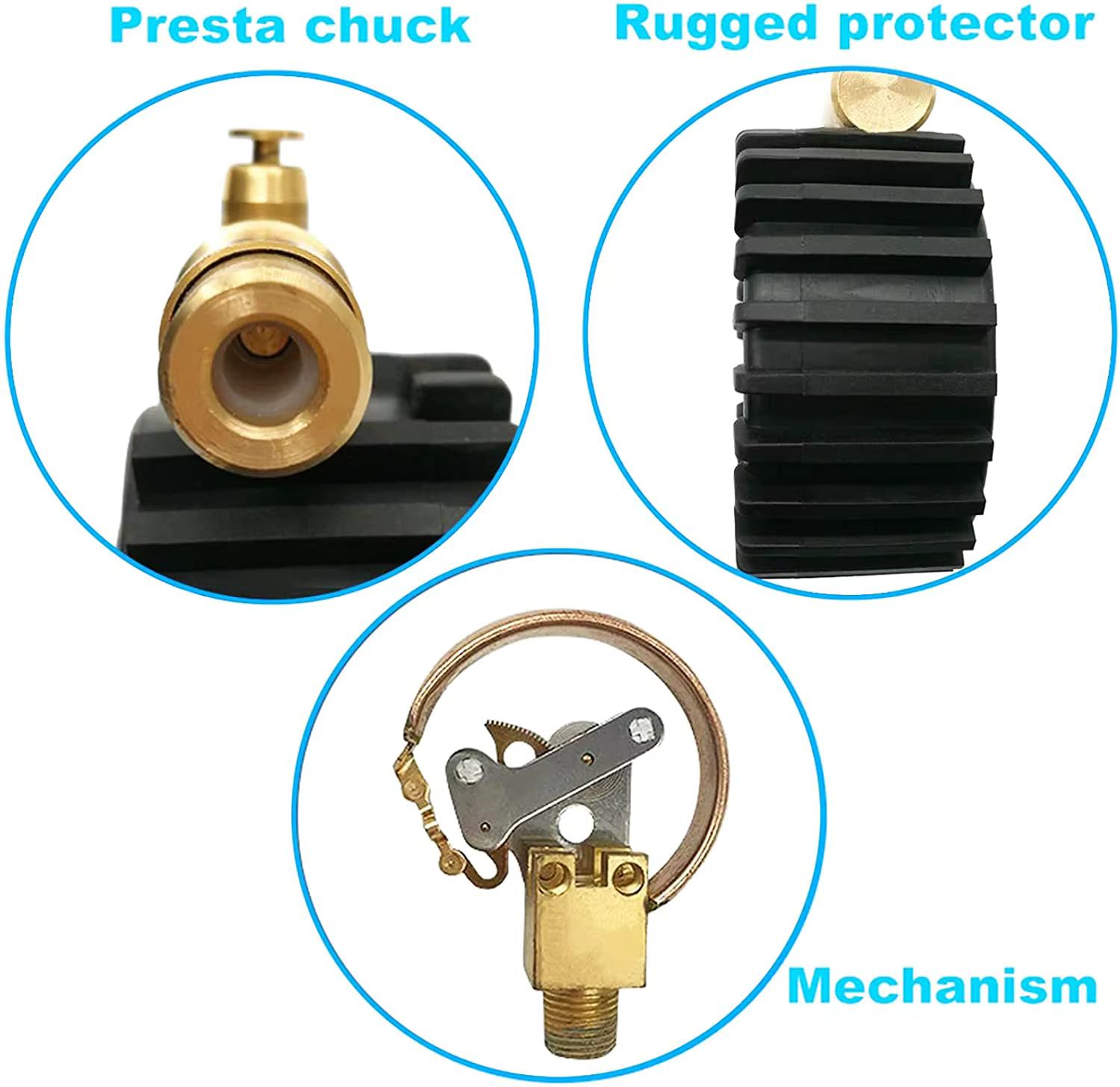 ATsafepro – manomètre avec Valve Presta