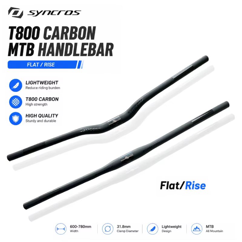 Guidon plat en carbone intégral pour VTT 31