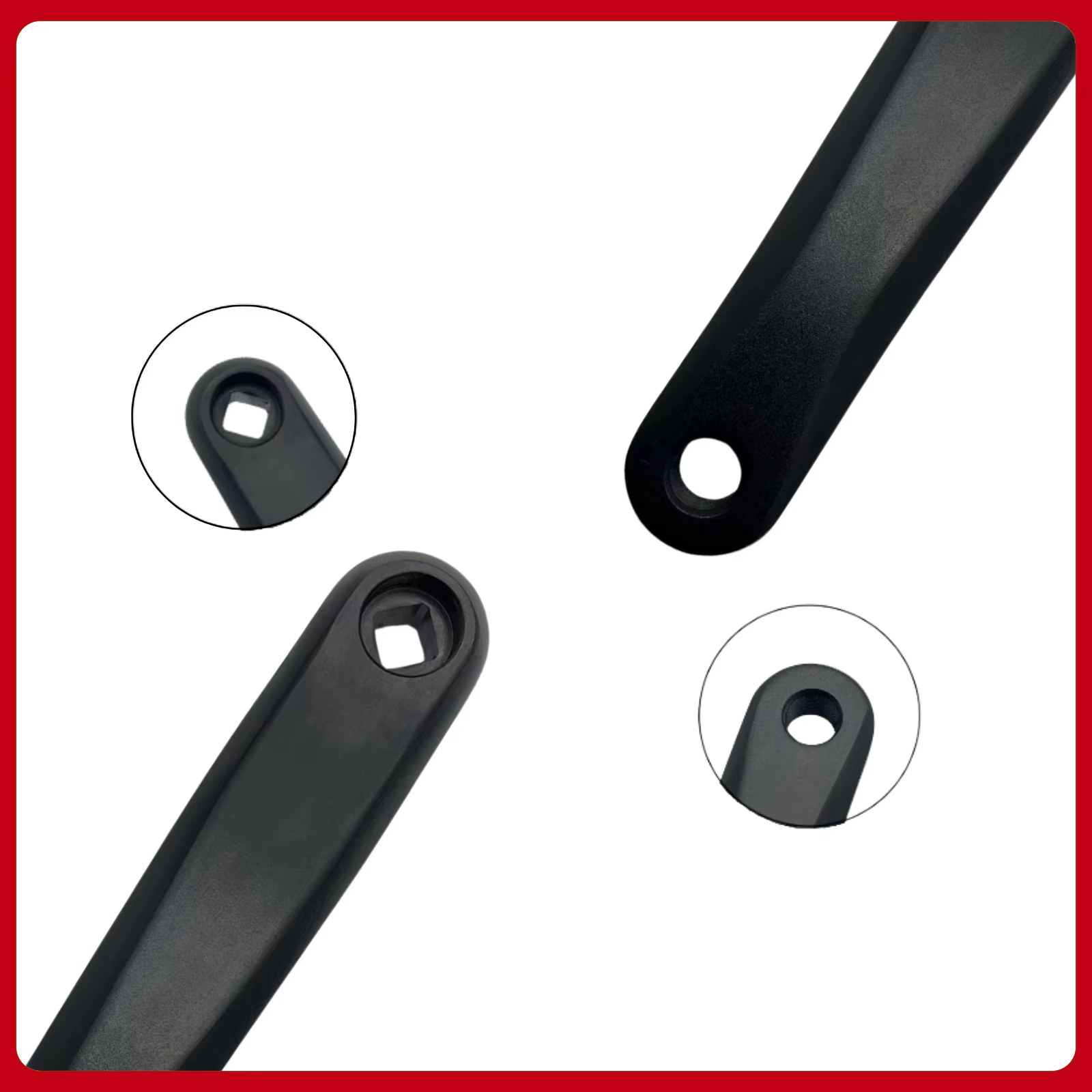 Manivelle BAFANG pour moteur central BBS01 BBS02 BBS03 BBSHD – Pièces de kit de conversion de vélo électrique / 1 pièce