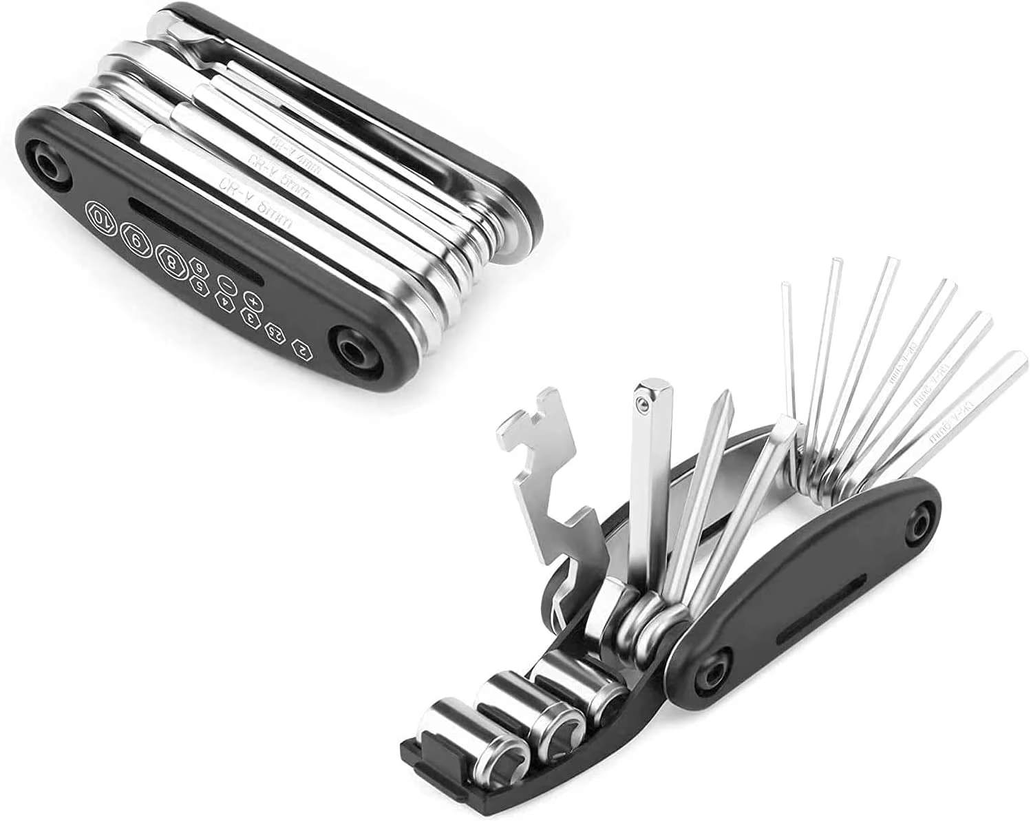 Outil multifonctionnel 16 en 1 - Kit d'outils de vélo - Kit de réparation