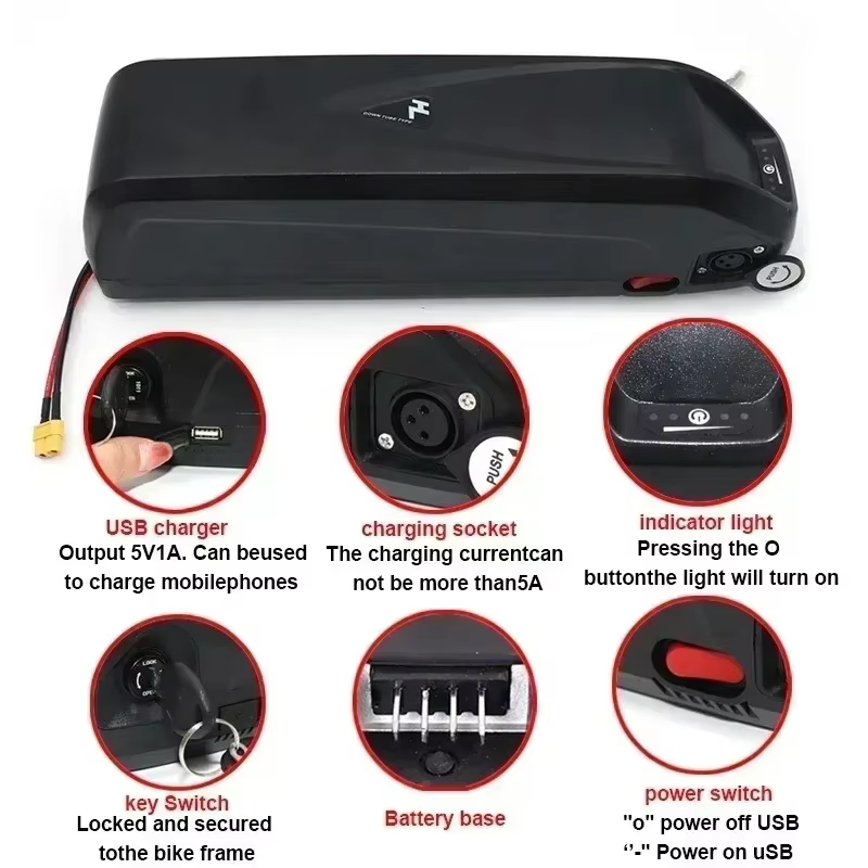 🔋 36-48-52V pour batterie Hailong de VTT électrique à moteur avec BMS 20Ah 30Ah