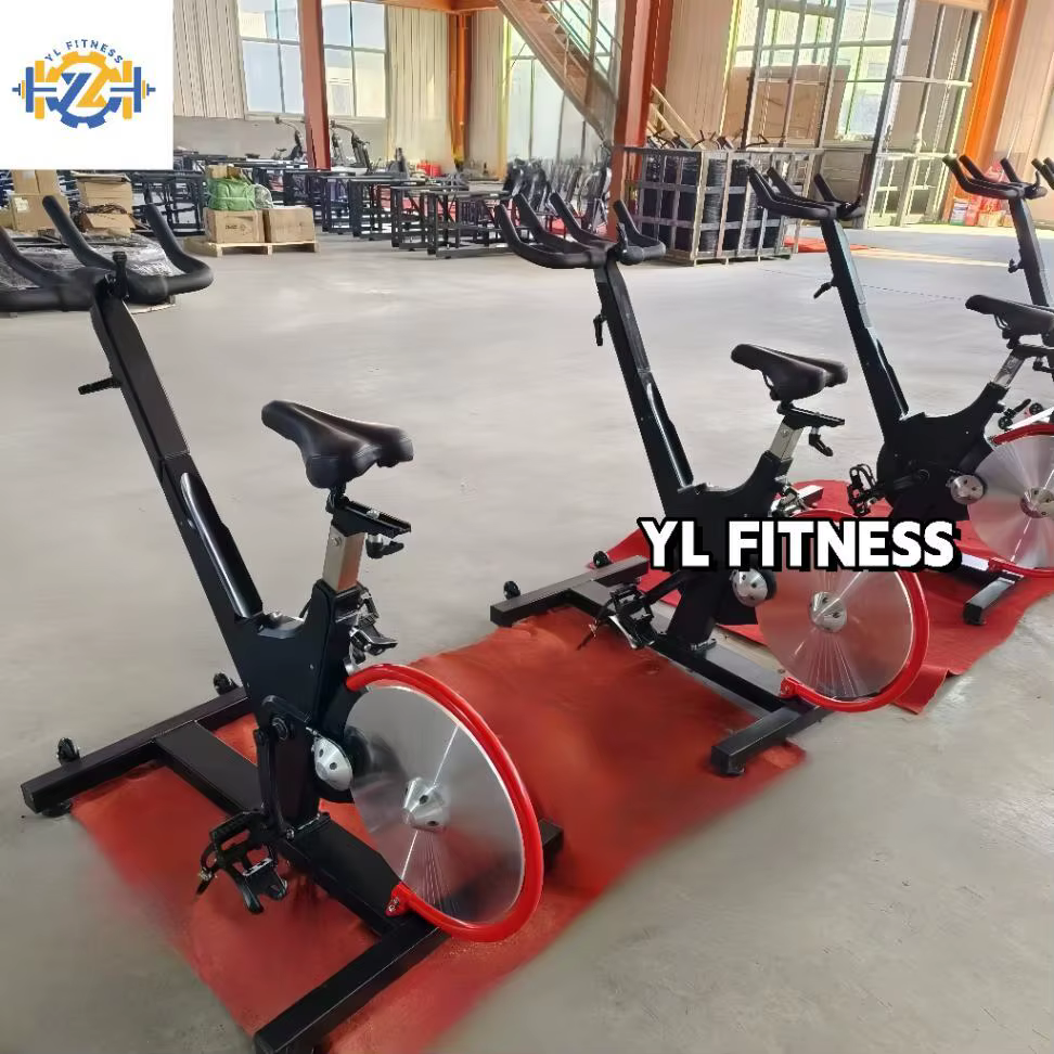 Vélo de spinning magnétique commercial silencieux pour l'intérieur