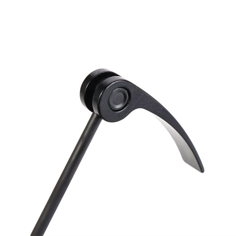Levier de dégagement rapide en métal 17.5cm noir vélo avant