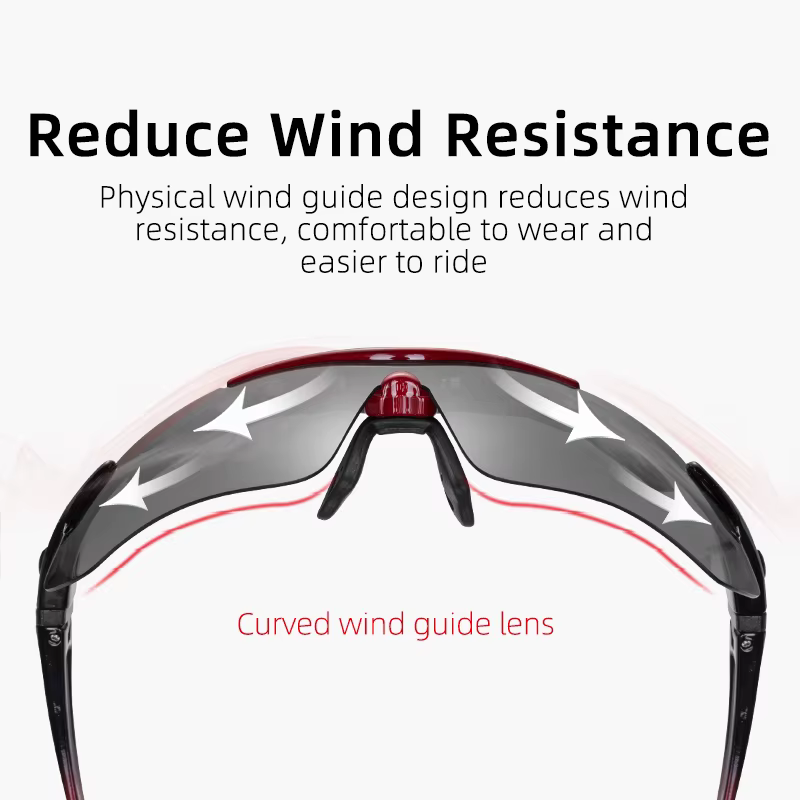 Lunettes de soleil photochromiques polarisées ROCKBROS pour le cyclisme