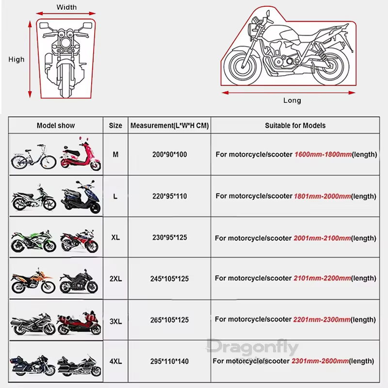 Housse de moto avec Logo Africa Twin, imperméable, protection UV pour Scooter d'extérieur, housse de pluie pour Honda CRF1100L CRF 1100 L Africa Twin A