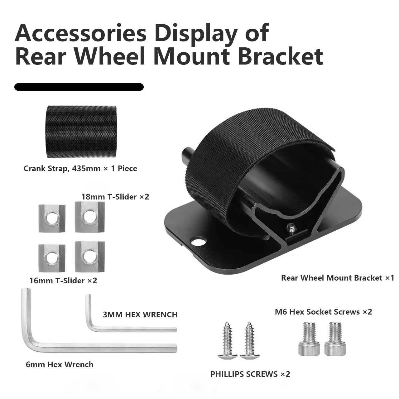Support de roue arrière de vélo pour toit de voiture