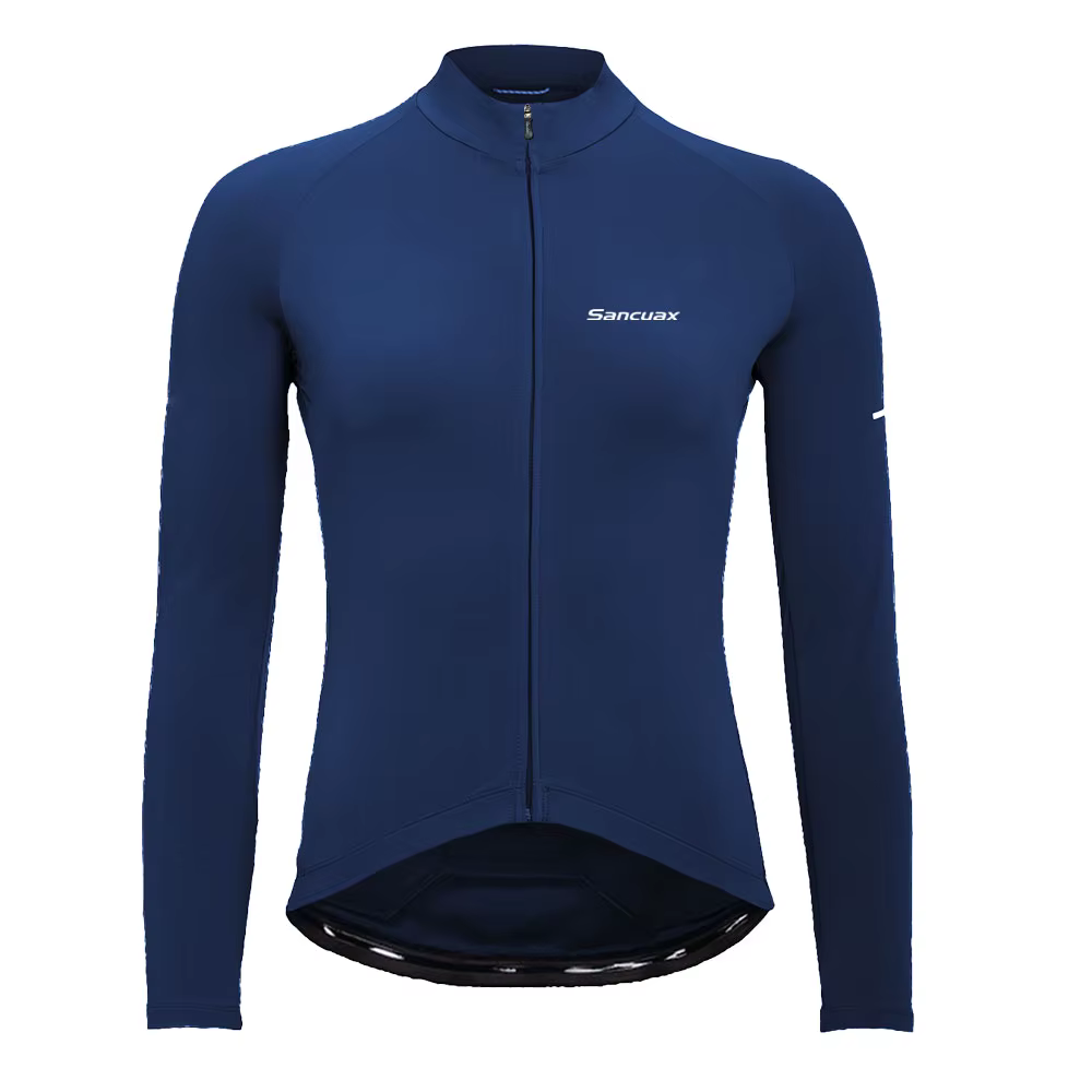 Maillots de cyclisme à manches longues pour femmes