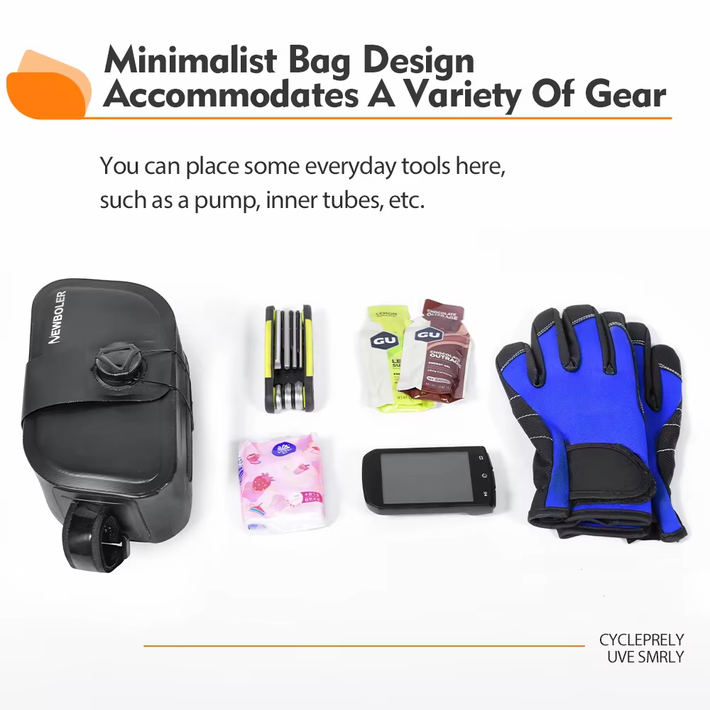 NEWBOLER Mini sac de selle de vélo léger