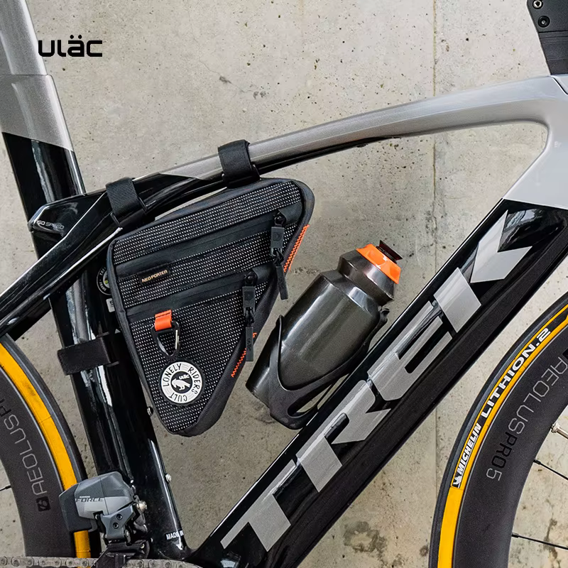 ULAC étanche avant cadre supérieur Tube sac vtt vélo de route grande capacité Triangle sac cyclisme sacoche pochette outils sac accessoires