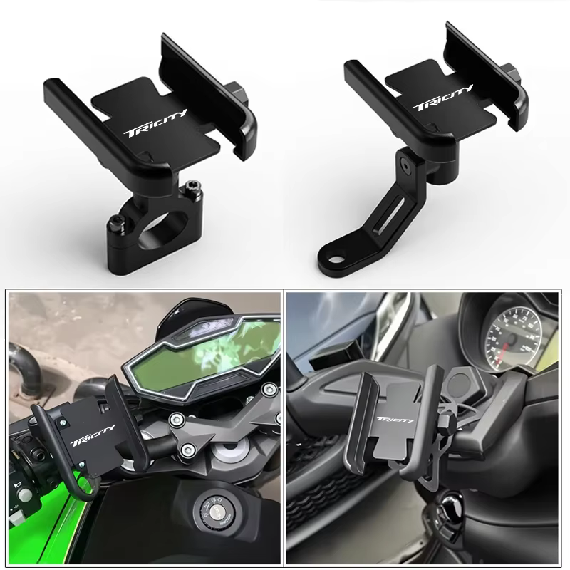 Support de téléphone portable pour moto en alliage