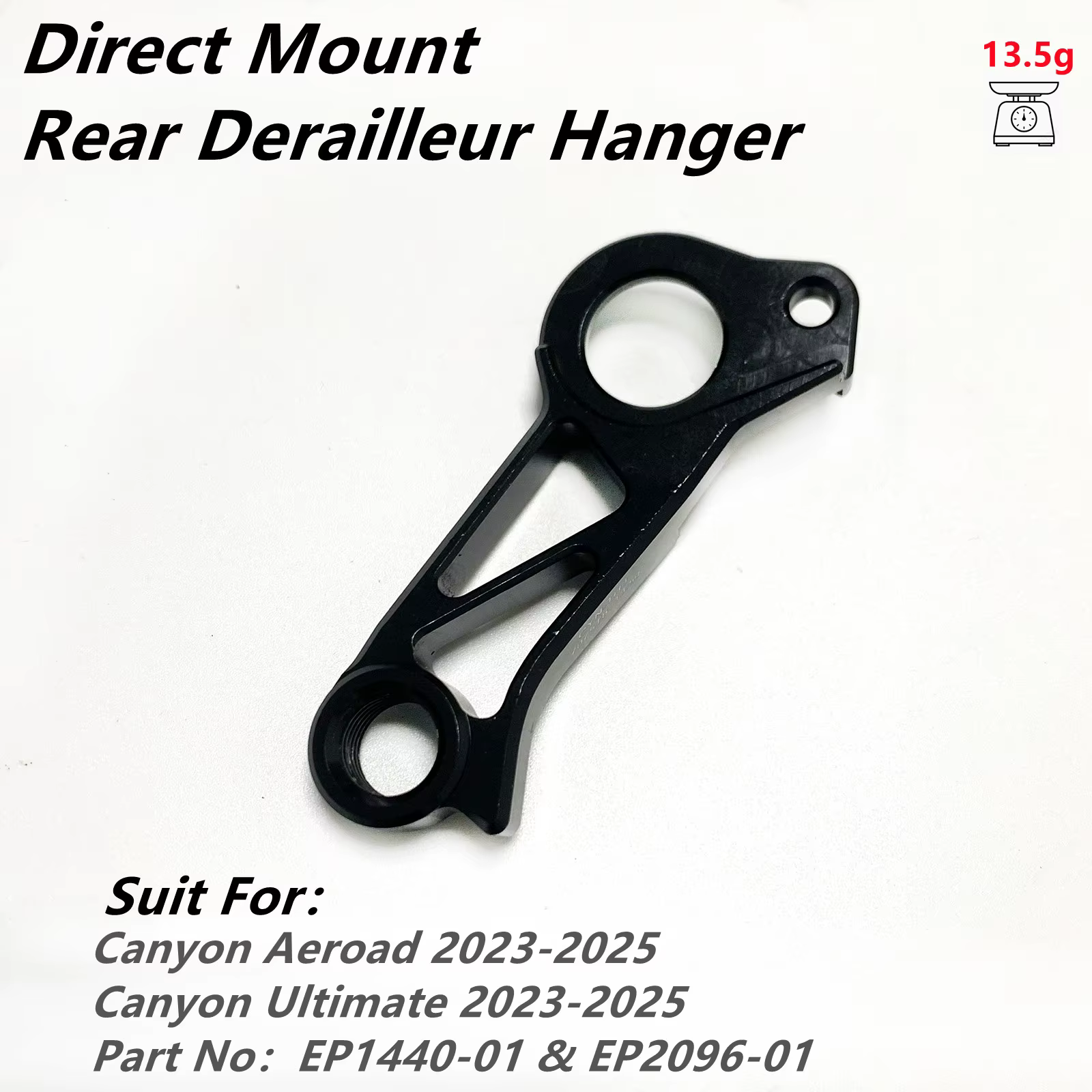 Support de dérailleur à fixation directe pour cadre de vélo de route Canyon Ultimate/Aeroad 23-25 EP1440-01 & EP2096-01 compatible avec groupe Shimano