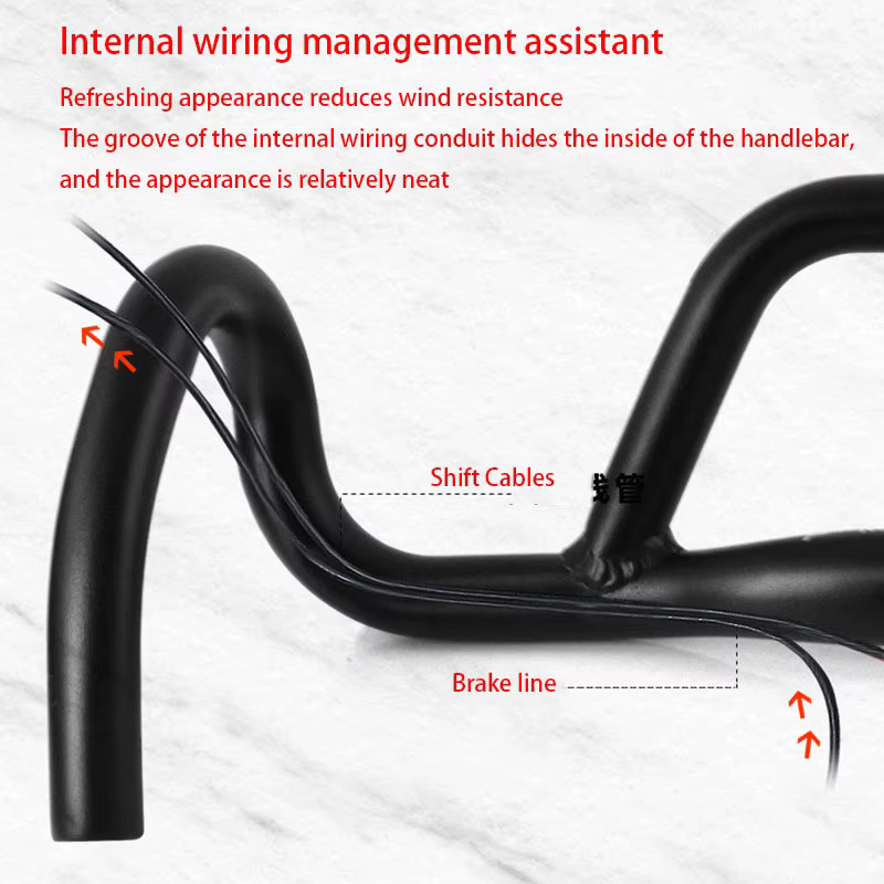 Barres de chute de vélo en gravier pour Adventure & Commute – Guidon confortable de 31