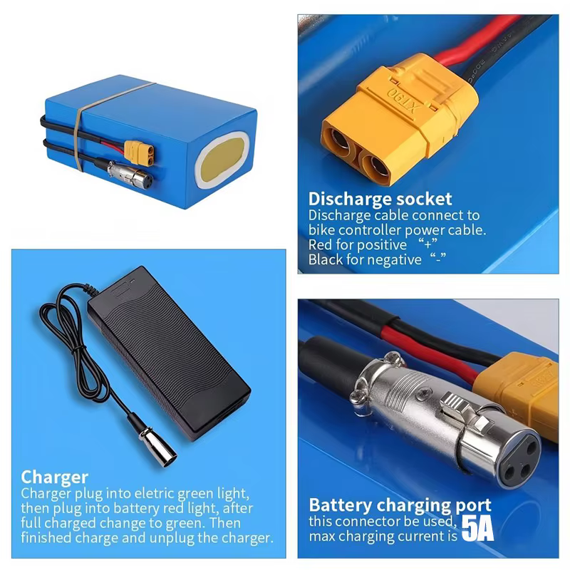 Batterie de vélo électrique 52V 2000W