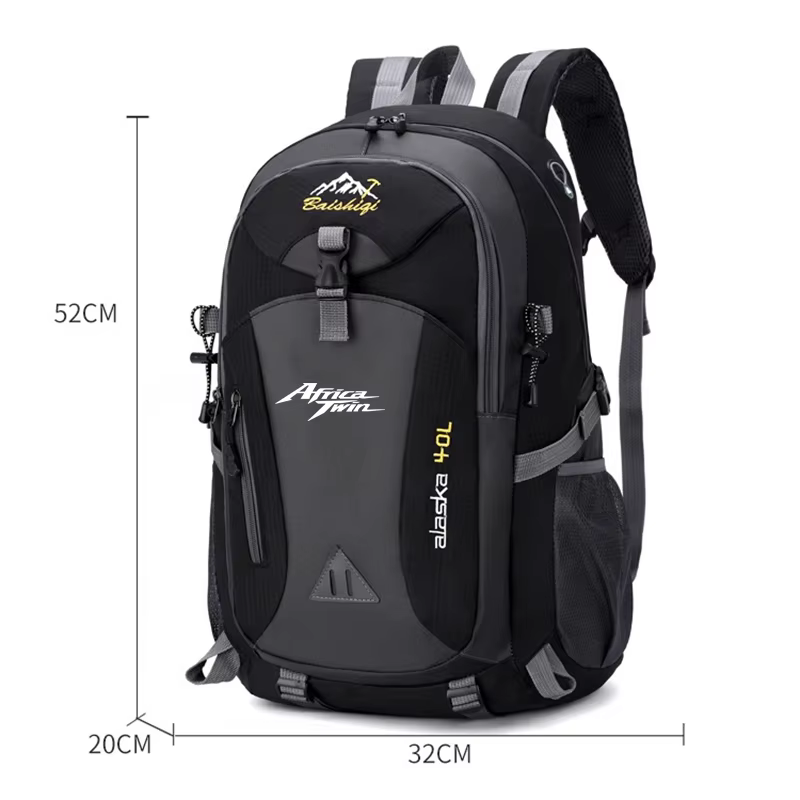 Sac à dos de moto imperméable avec logo Africa Twin pour Honda CRF1100L CRF 1100 L, sac de voyage léger pour randonnée, pêche, sac de voyage
