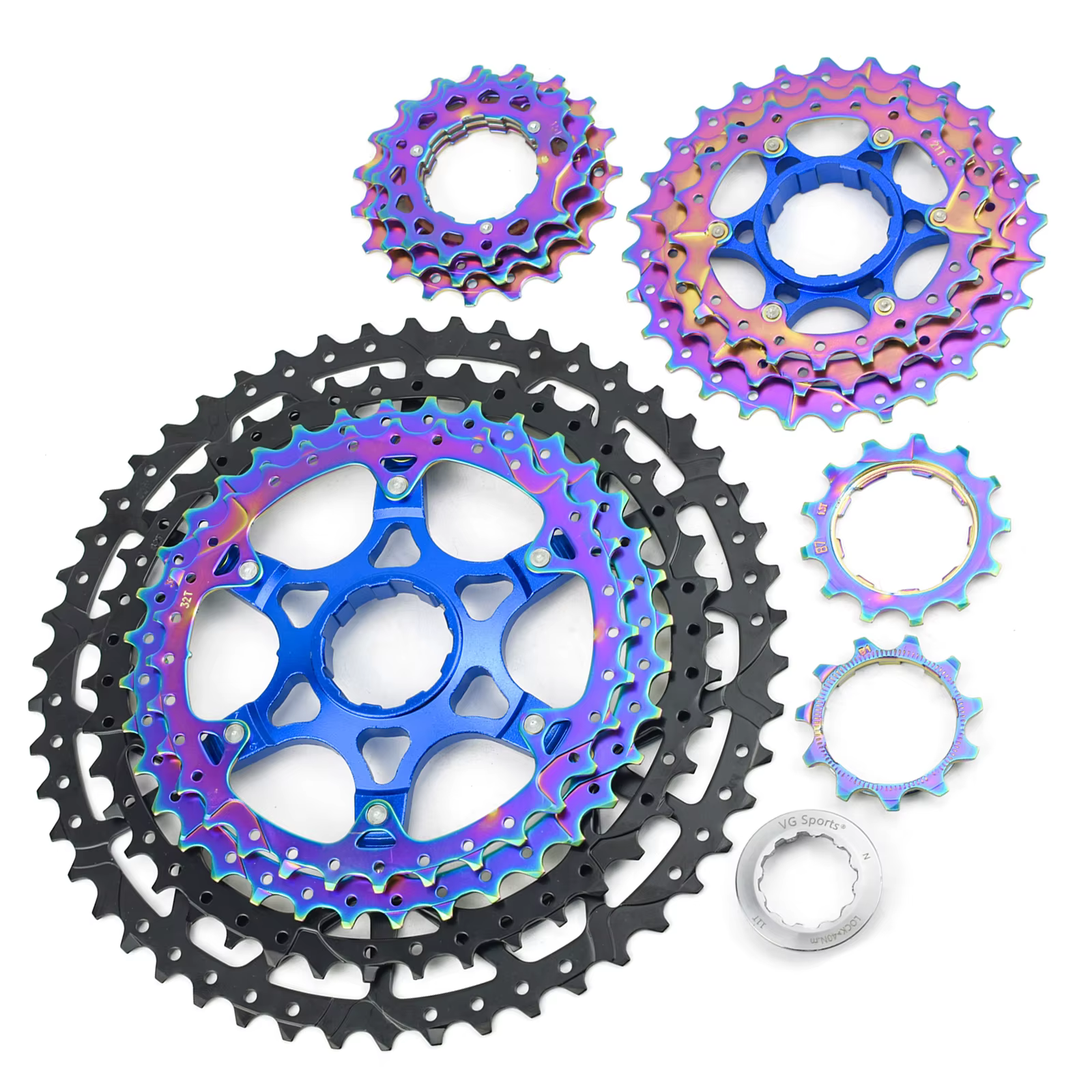 VG SPORTS 8 9 10 11 12 vitesses Velocidade VTT Cassette séparée support de roue libre pignon 9V 10V 11V 12V pièces de vélo vtt